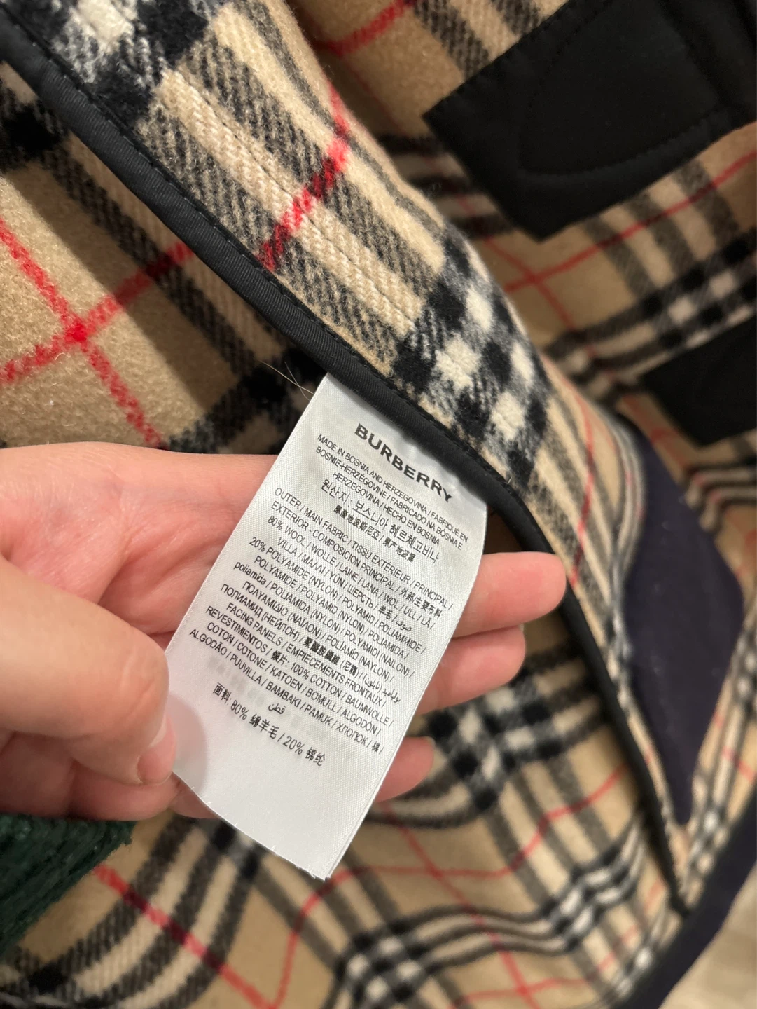 Burberry Navy Wool Duffle Coat US size4 - photo 3