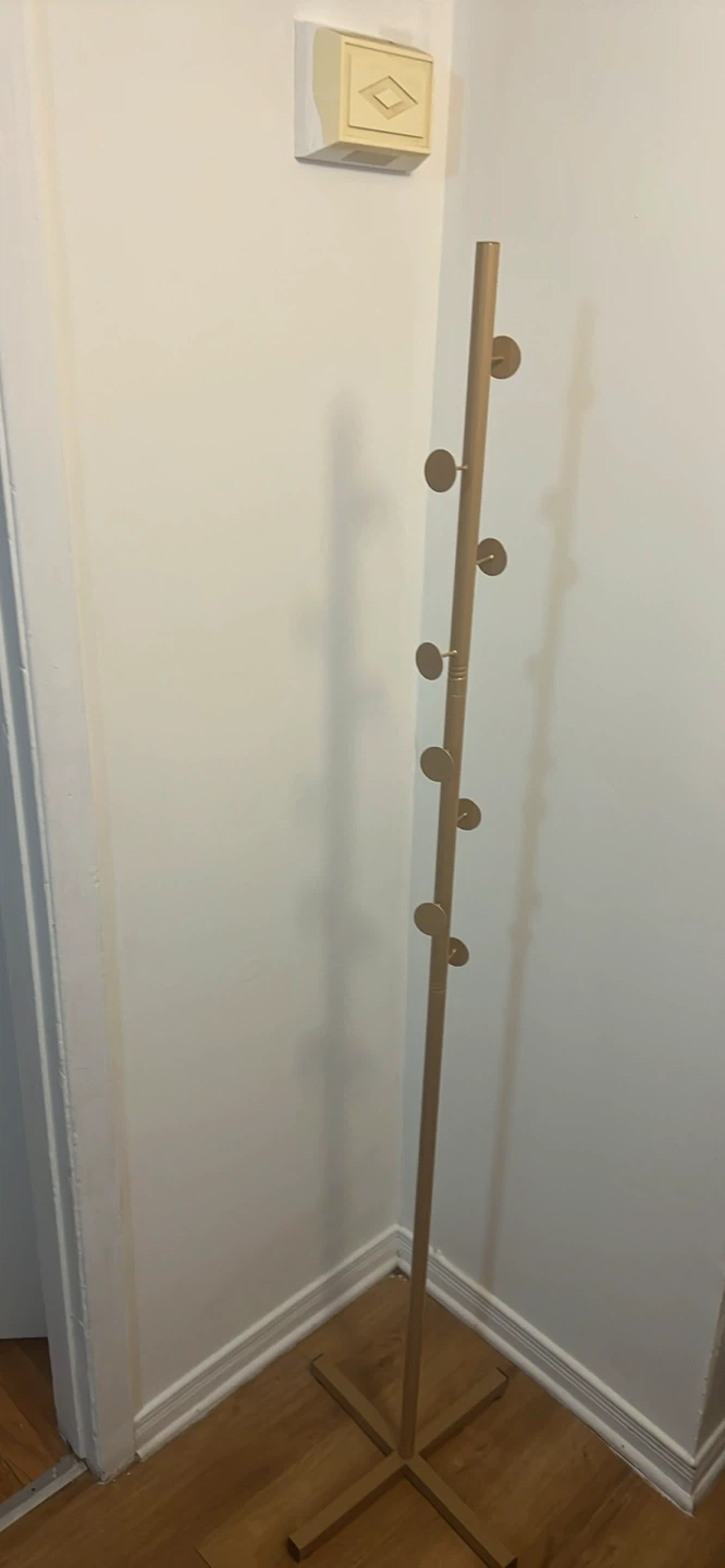 Gold Coat Rack