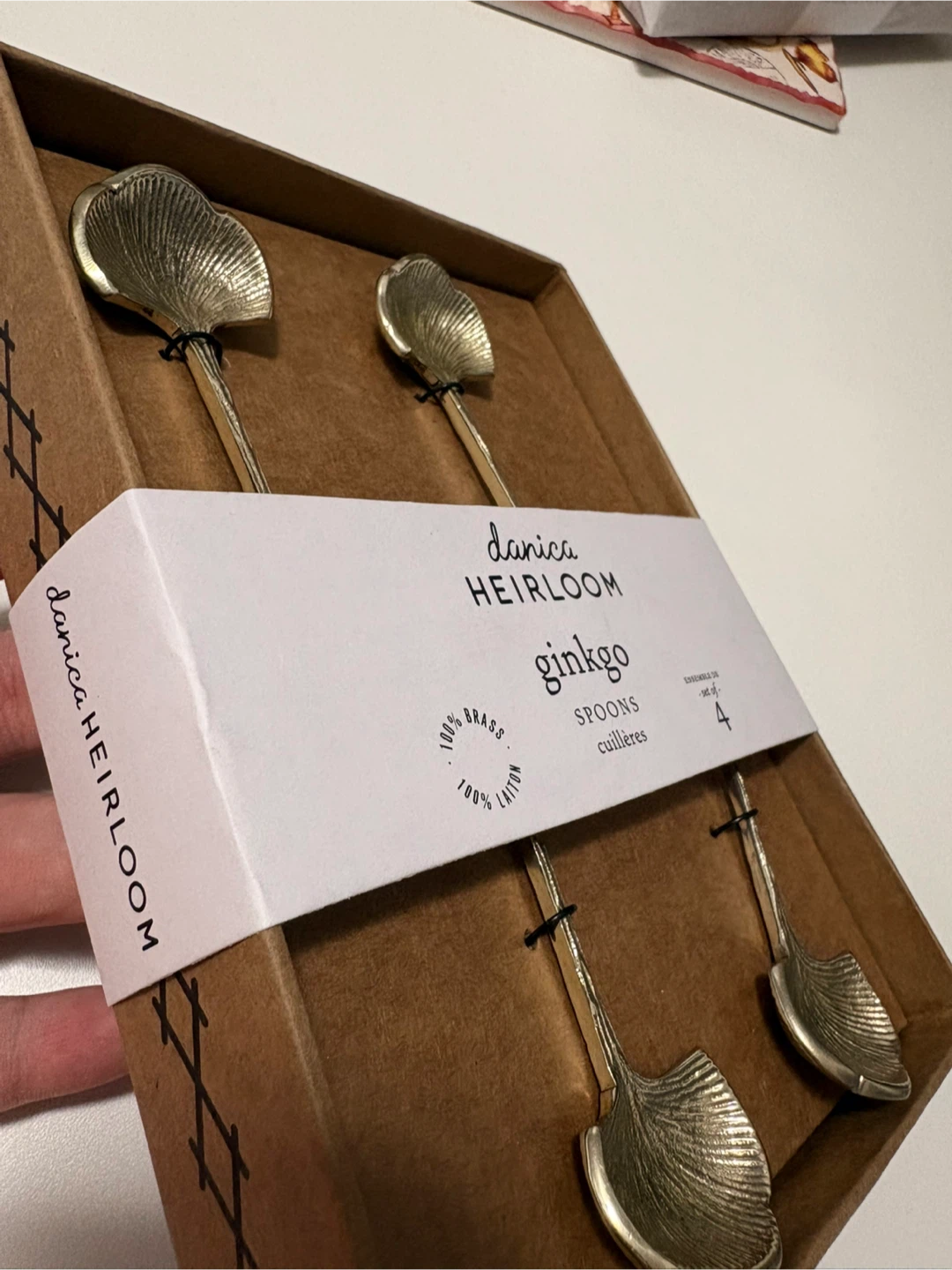 Danica Heirloom Ginkgo Spoons Set of 4 - photo 2