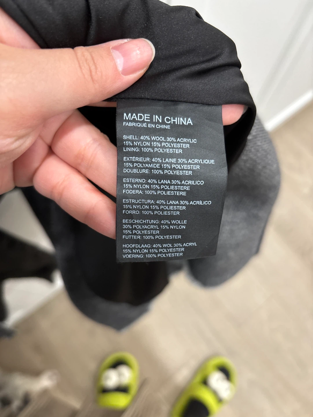 Club Monaco Grey Wool Blend Coat XS/TP - photo 2