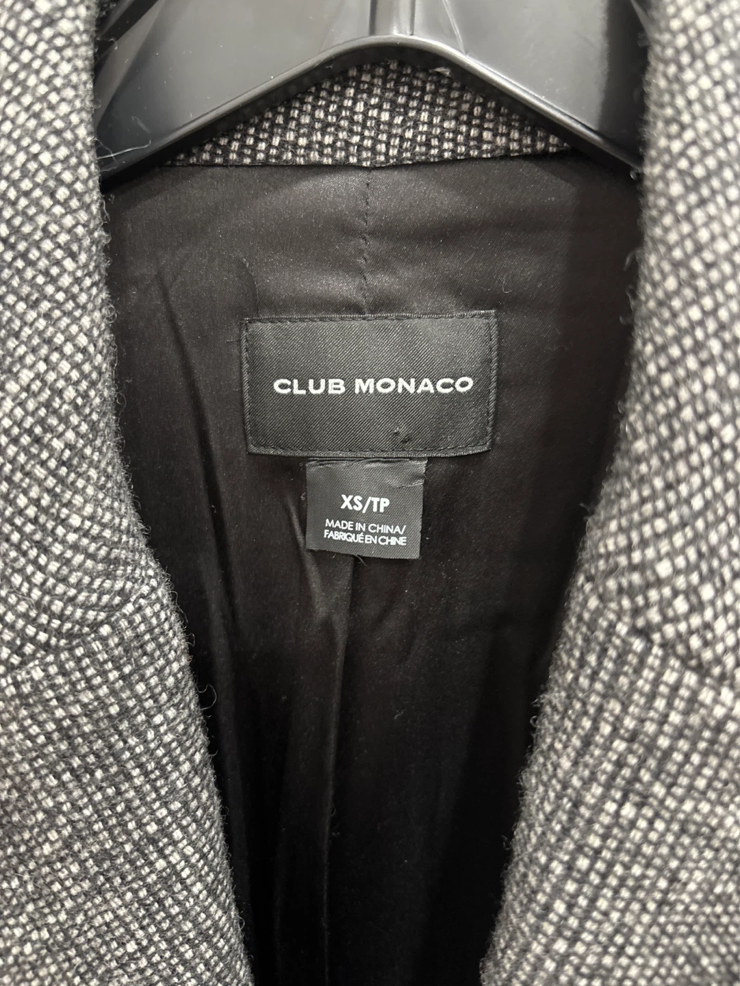 Club Monaco Grey Wool Blend Coat XS/TP - photo 3