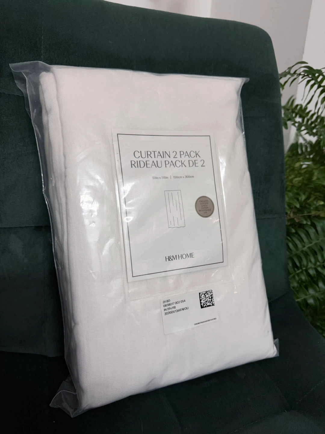 NEW Organic Cotton/Linen Curtain Panels - photo 3