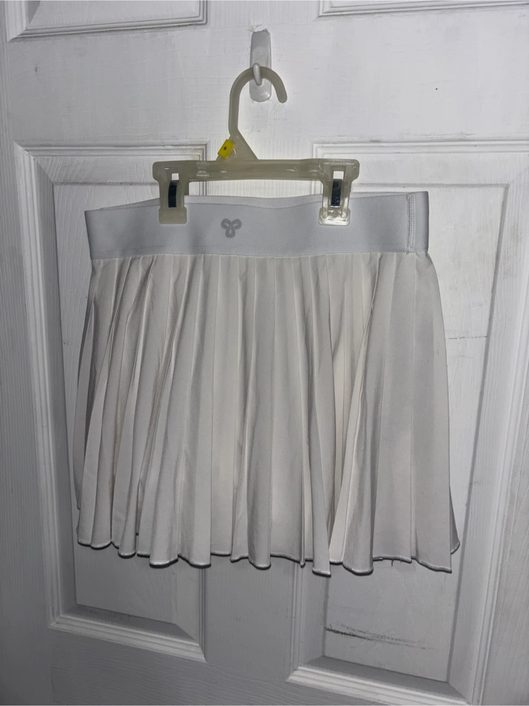 TNA White Pleated Tennis Skirt