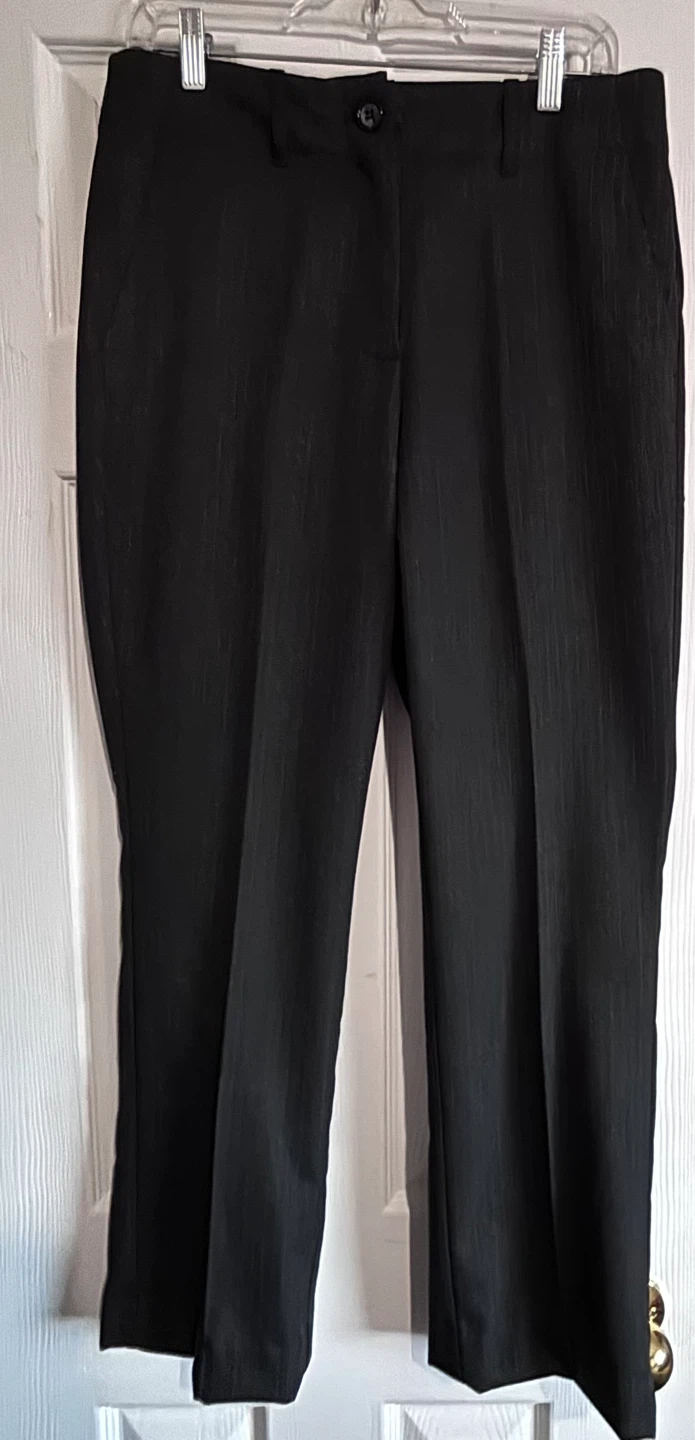 Women’s black pinstripes suit - photo 2