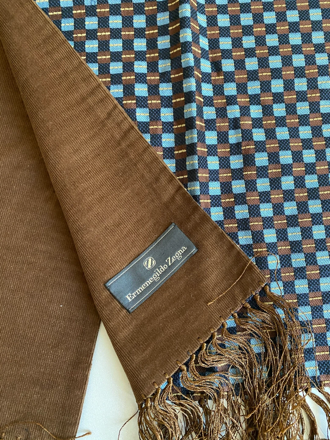 Ermenegildo Zegna Scarf- Double Sided Silk Blend Scarf - photo 5