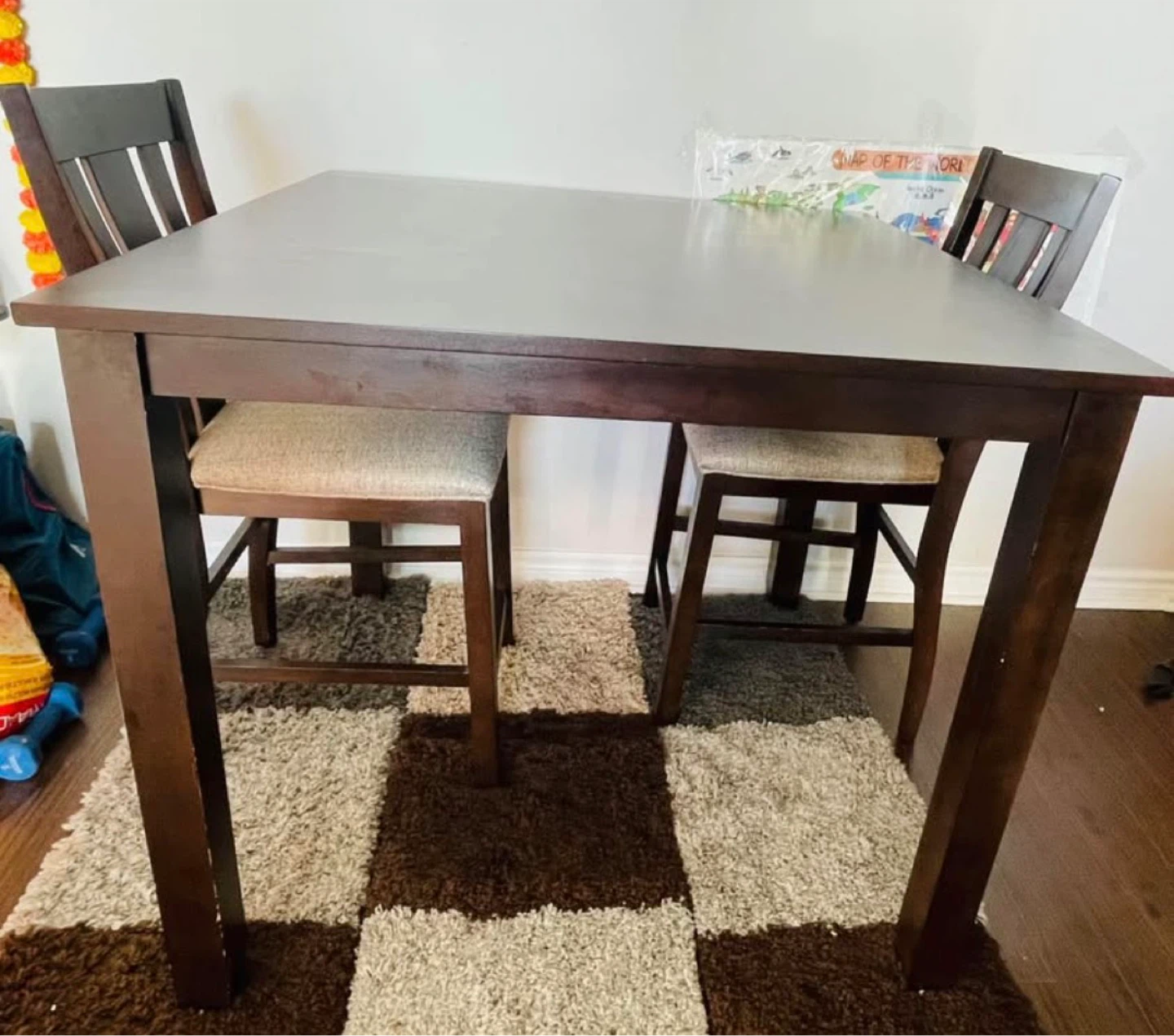 5 piece counter height dinning set - photo 2