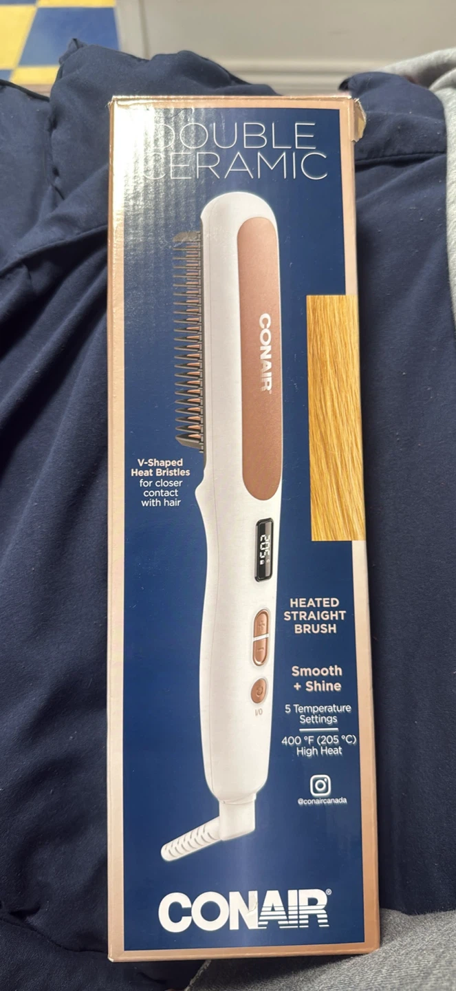 Conair Double Ceramic Heated Straight Brush - photo 3