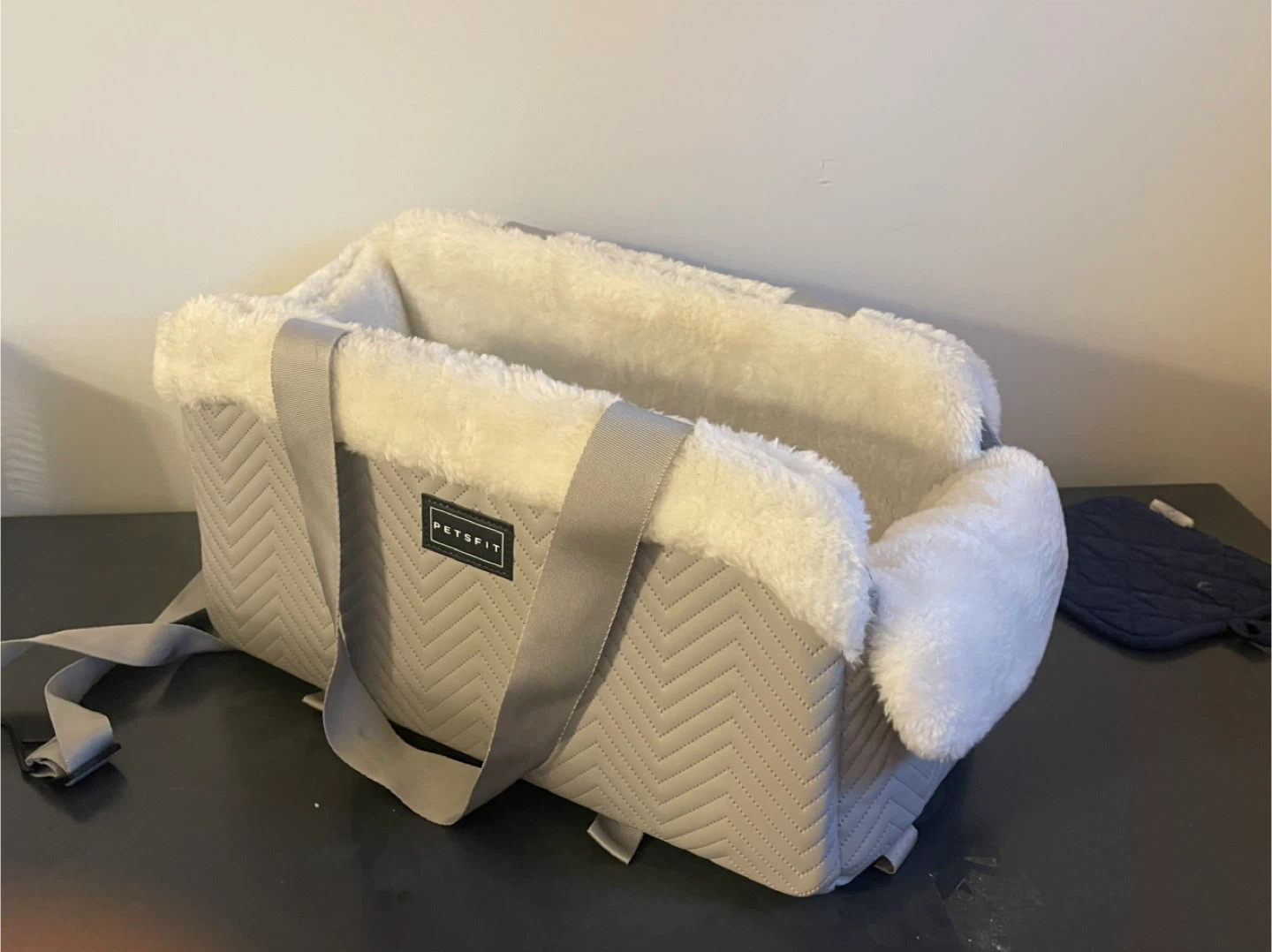 PETSFIT Dog Car Seat Booster - Grey