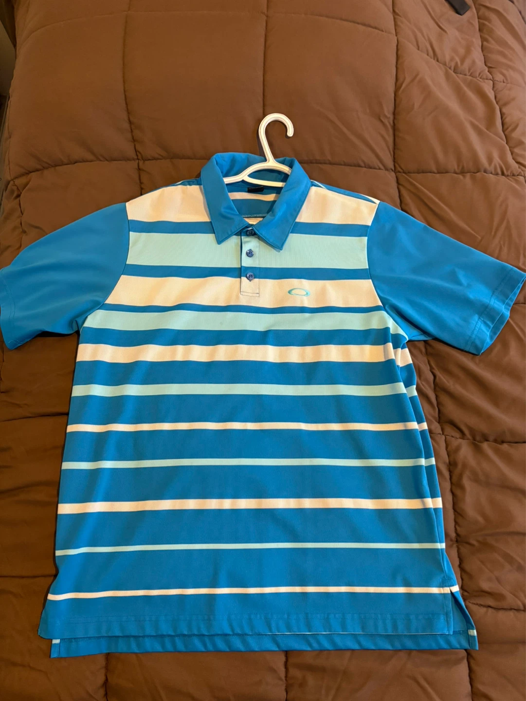 Oakley Men's Striped Polo Shirt