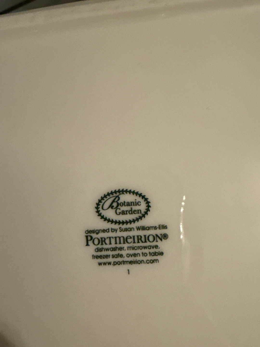 Portmeirion Botanic Garden Square Dessert Plates (Set of 7) - photo 2