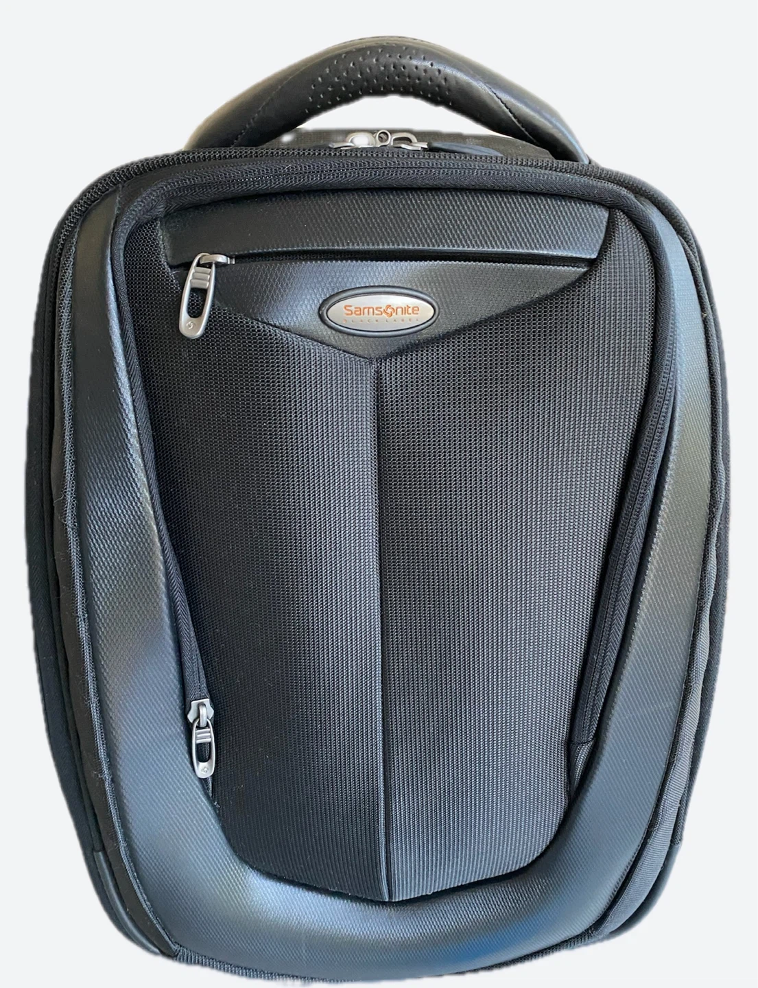 Samsonite Black Backpack with Toiletry Bag