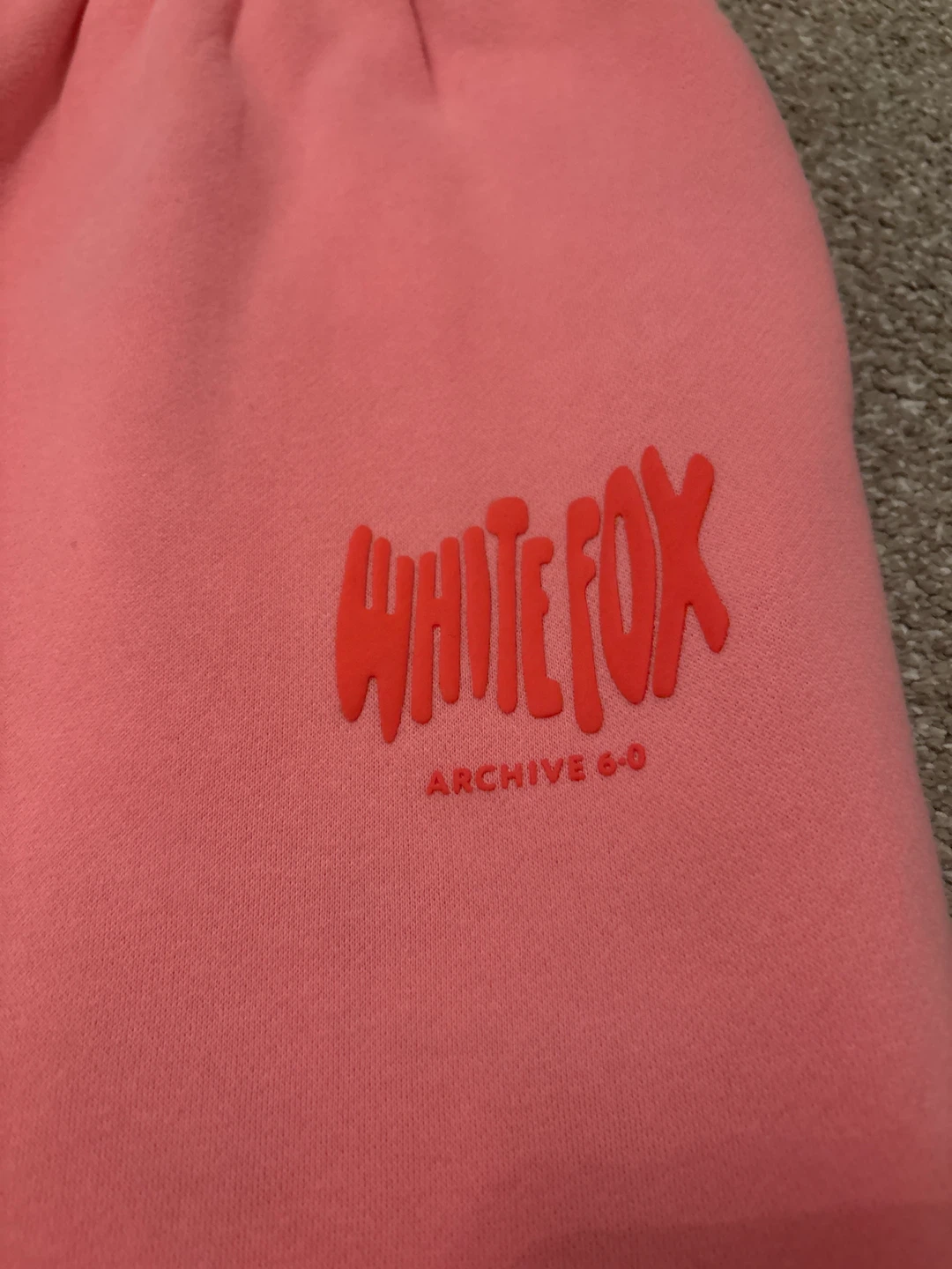 White Fox Pink Hoodie & Sweatpants Set Archive 6.0 - S/M - photo 3