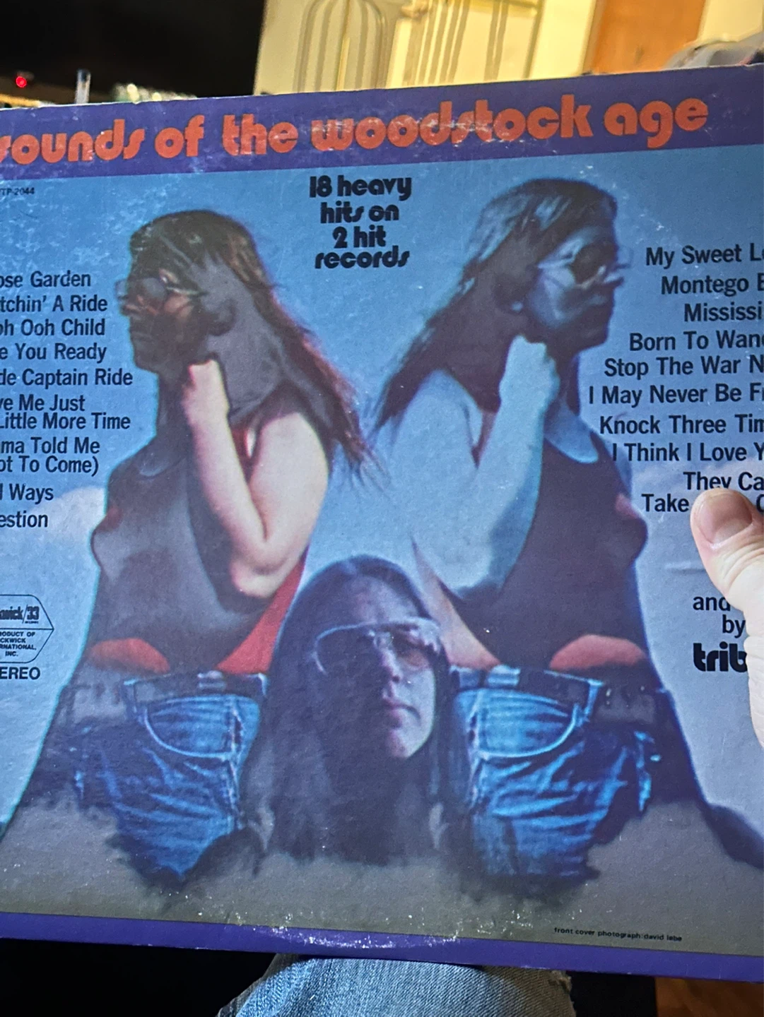 Sounds of the Woodstock age double LP minty