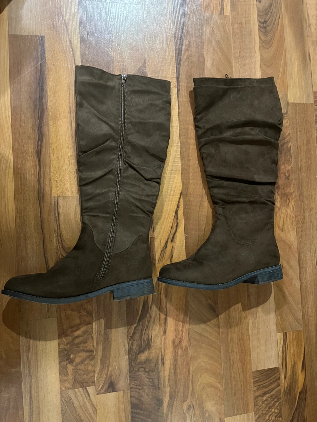 Brown Slouch Boots - photo 2