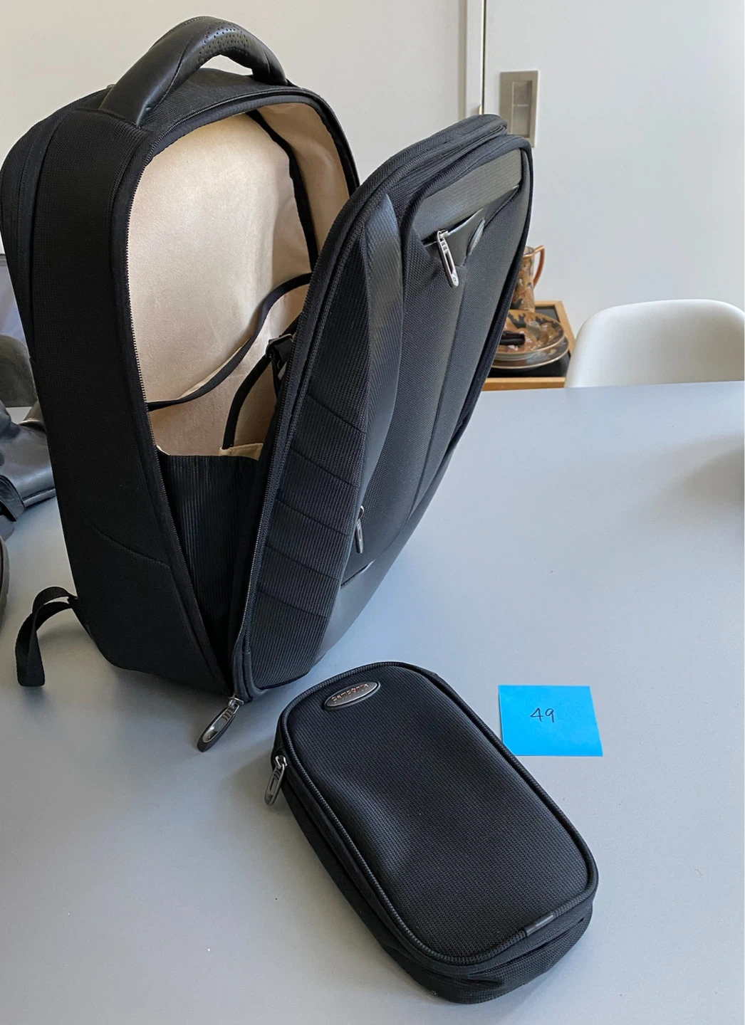 Samsonite Black Backpack with Toiletry Bag - photo 4