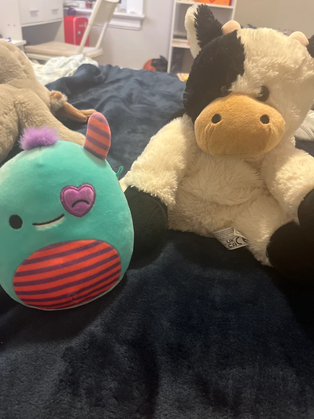 Squishmallow & Cow Plush Toy Set