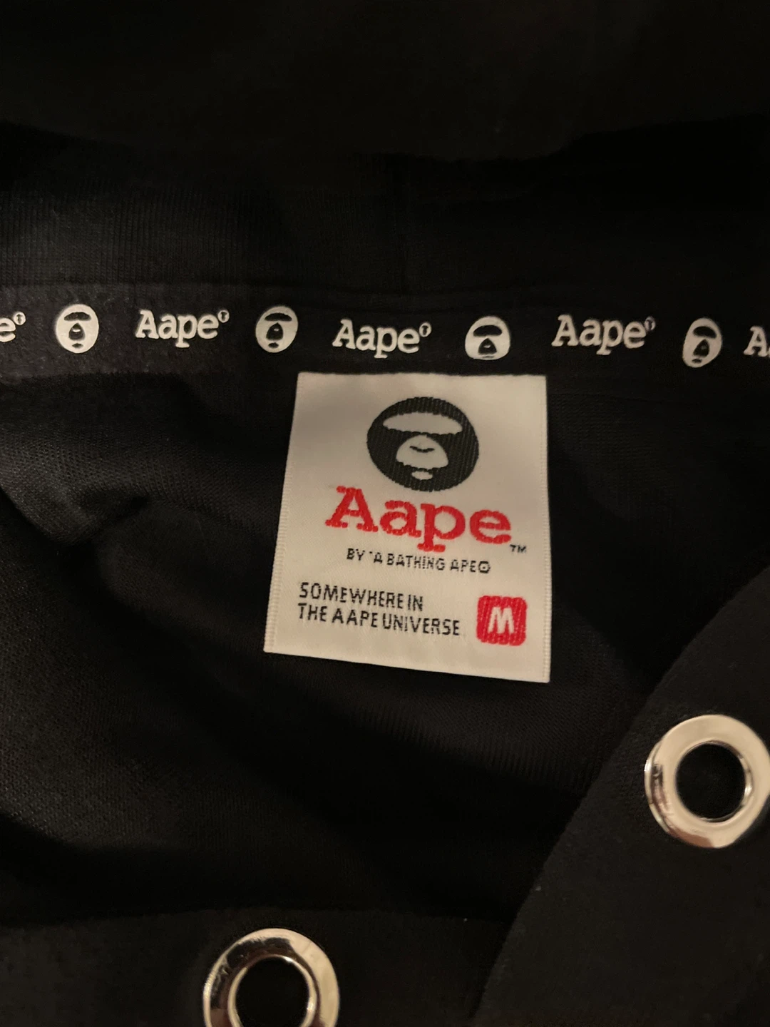 AAPE BY A BATHING APE Black Hoodie - photo 5