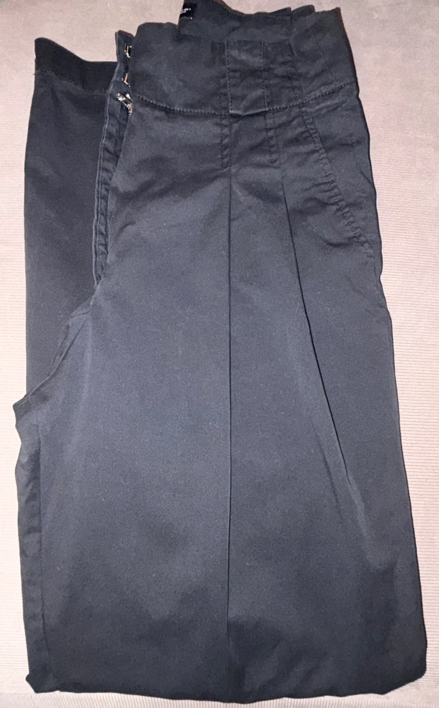 MNG  Black Pleated High-Waisted Pants - photo 5