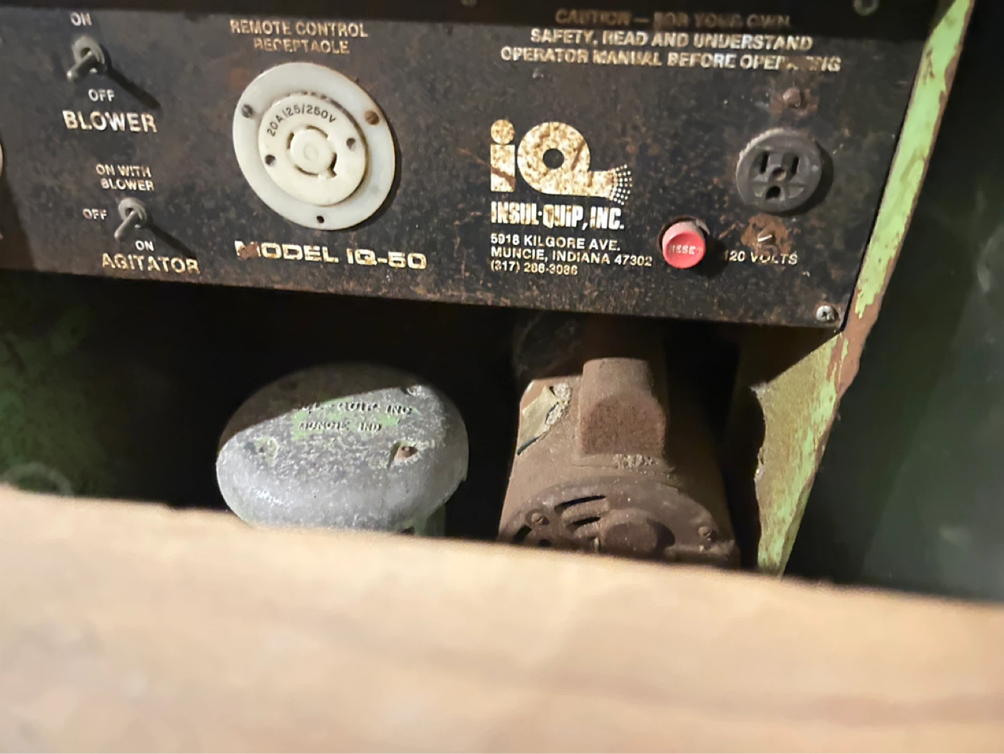 Insul-Quip Model IQ-50 Blower/Agitator