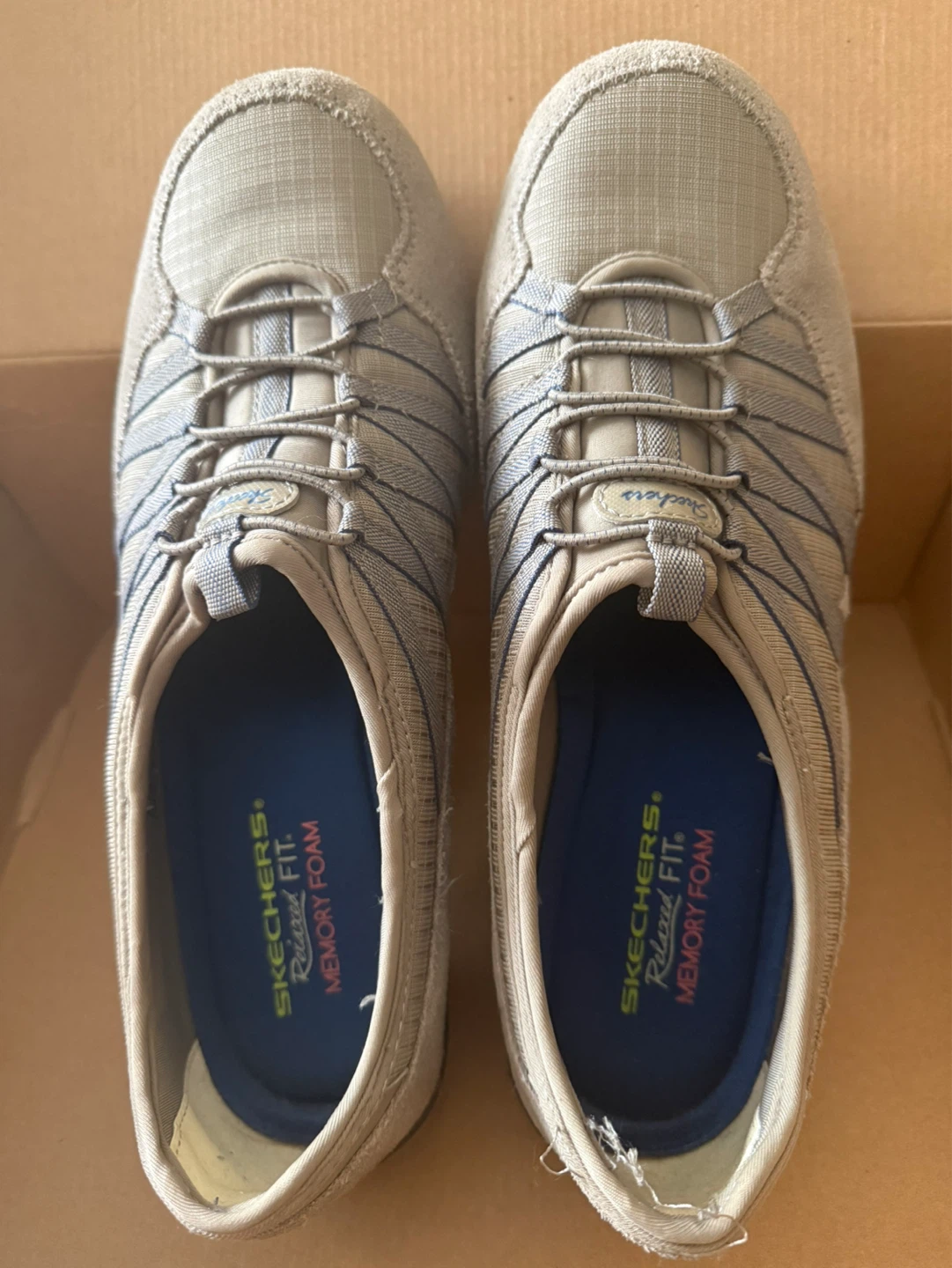 NEW Sketchers sneakers - relaxed fit memory foam- NWOT- S11 - photo 4