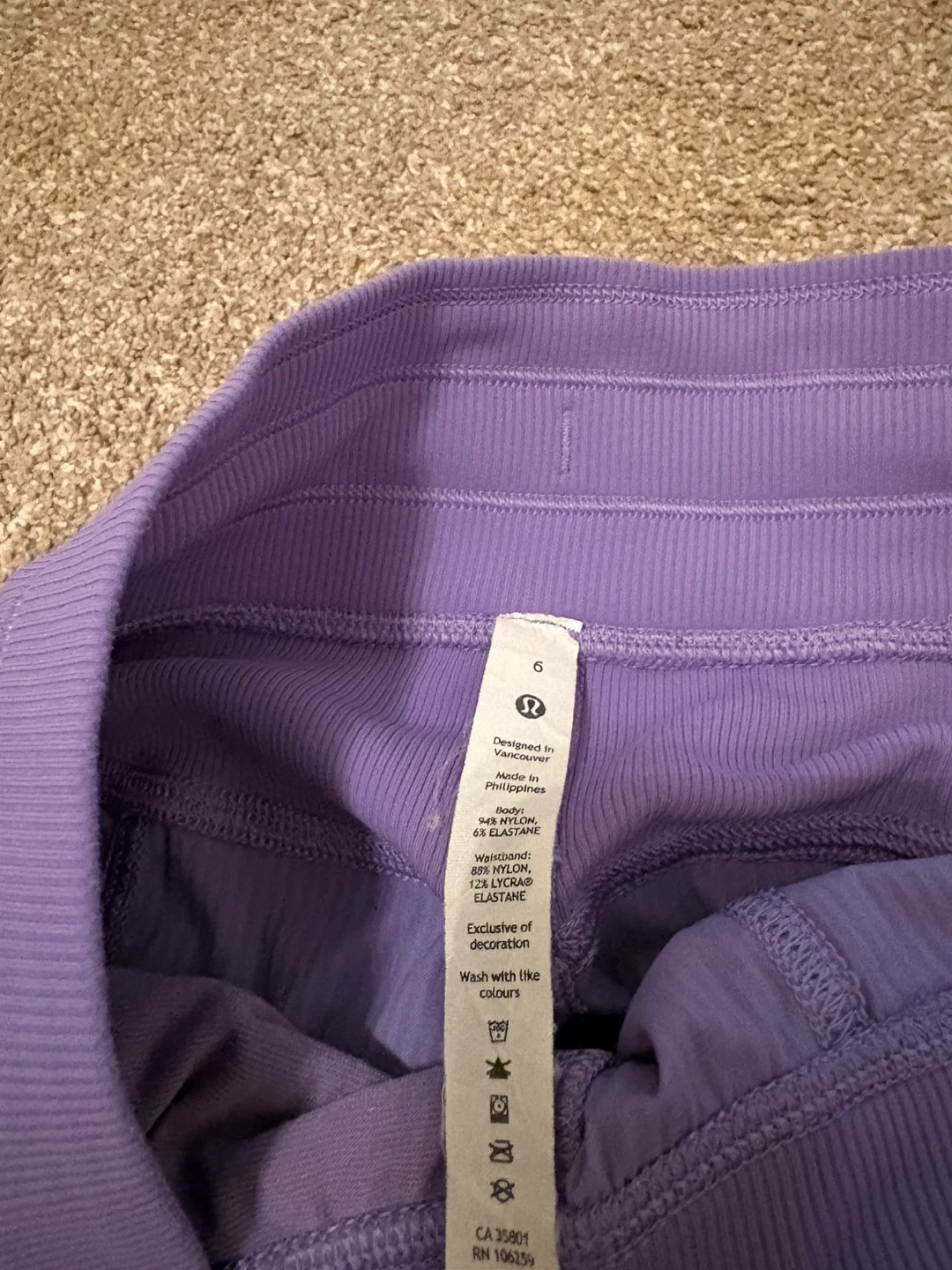 Lululemon Purple Track Pants Size 6 - photo 5