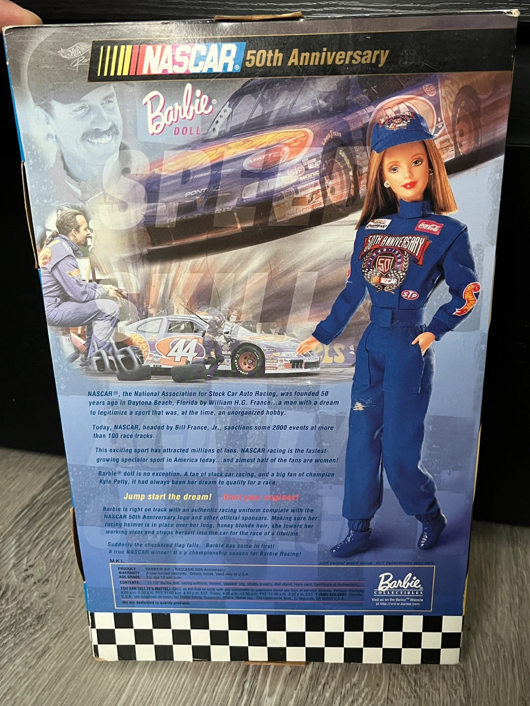 Barbie NASCAR 50th Anniversary Collector Edition Doll - photo 5