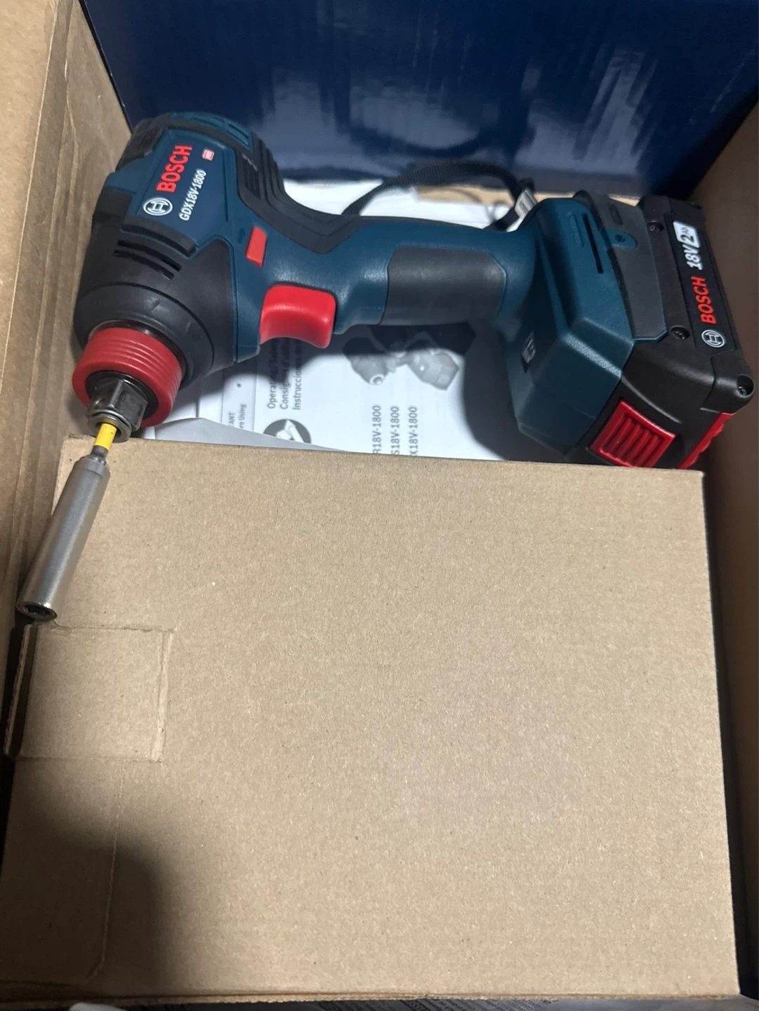 Bosch GDX18V-1800 Cordless Impact Wrench/Driver - photo 4