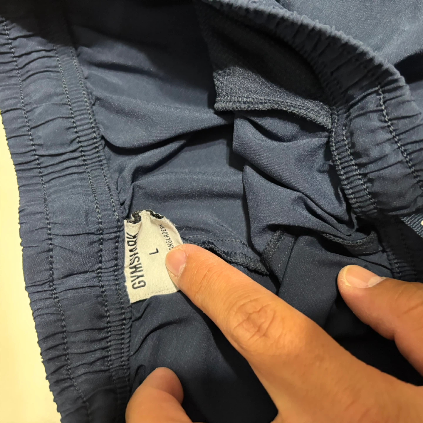 Gymshark Navy Blue Athletic Shorts Size L - photo 3