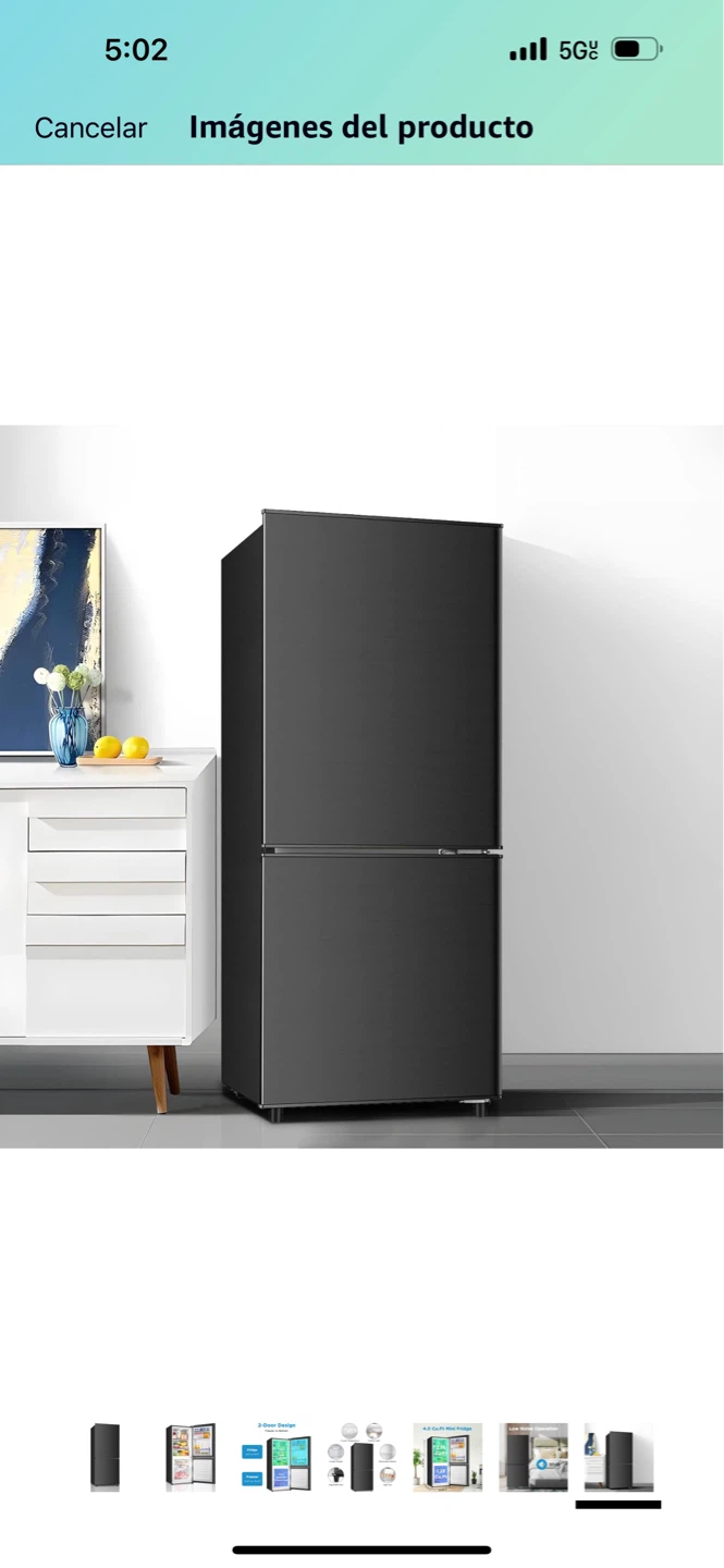 Compact Mini Fridge - Black