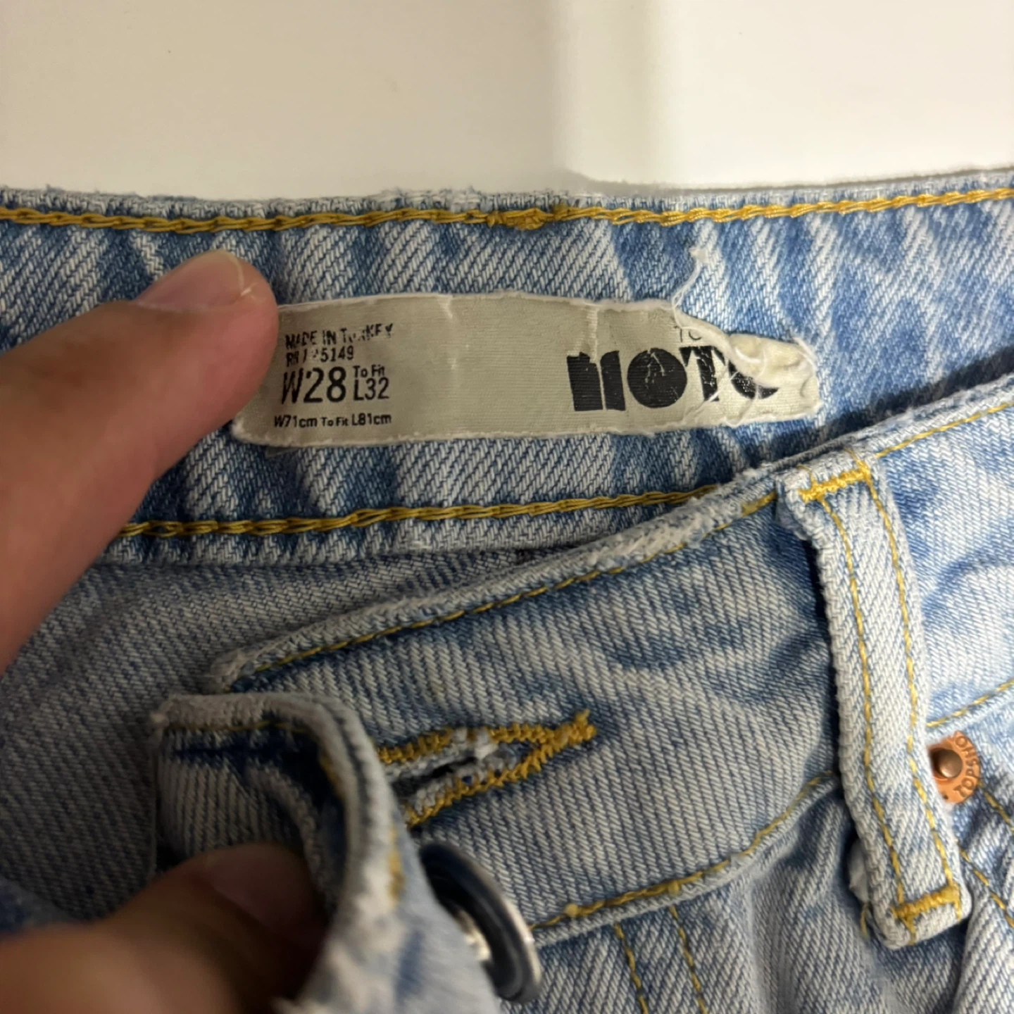 TOPSHOP MOTO Wide Leg Jeans W28 L32 - photo 2