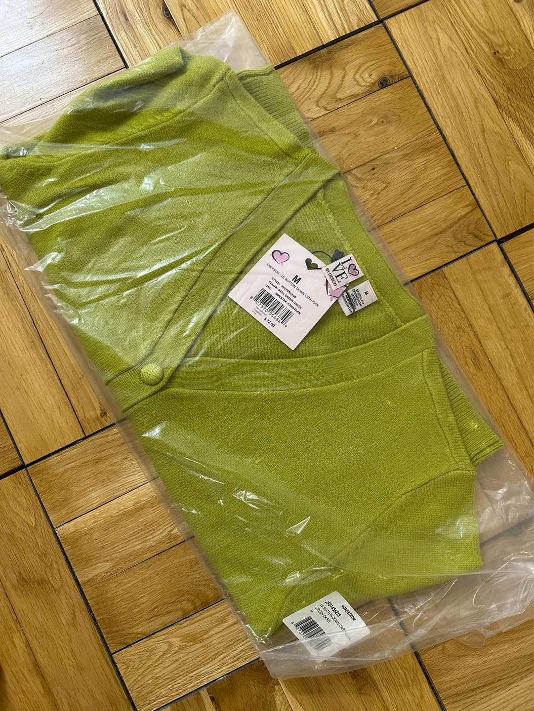 Sweater Cardigan - Lime Green - photo 3