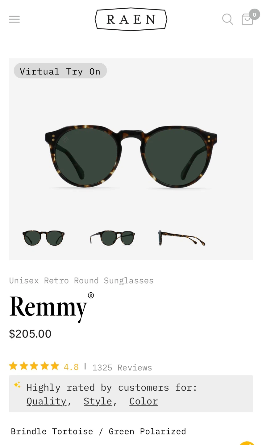 RAEN Remmy Polarized Sunglasses - Tortoise