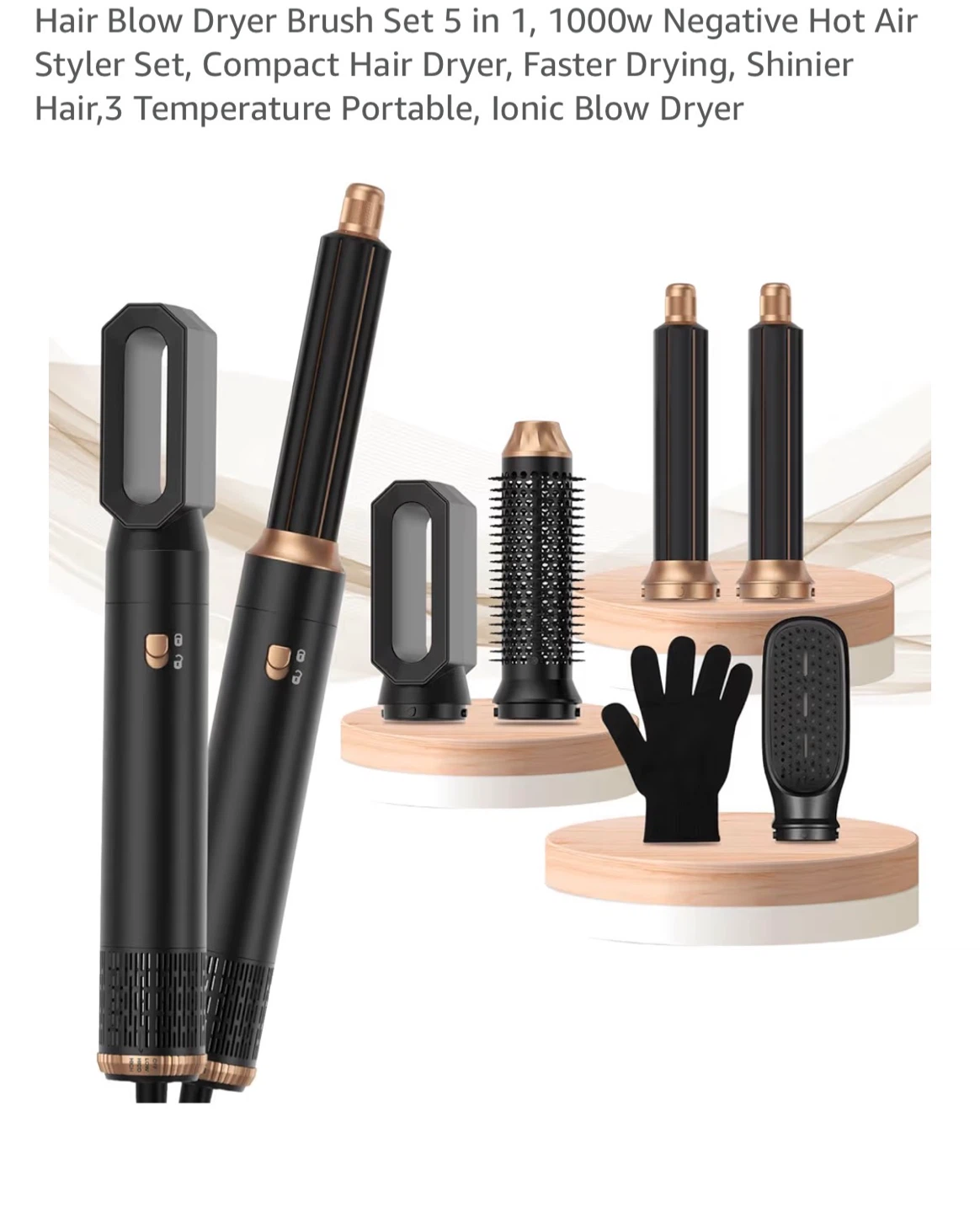 5 in 1 Hair Blow Dryer Brush Set