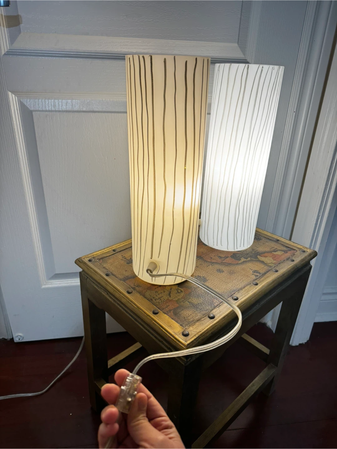 Set of 2 Cylinder Table Lamps - photo 2