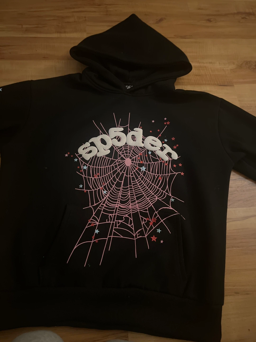 SP5DER Spider Web Hoodie Size S
