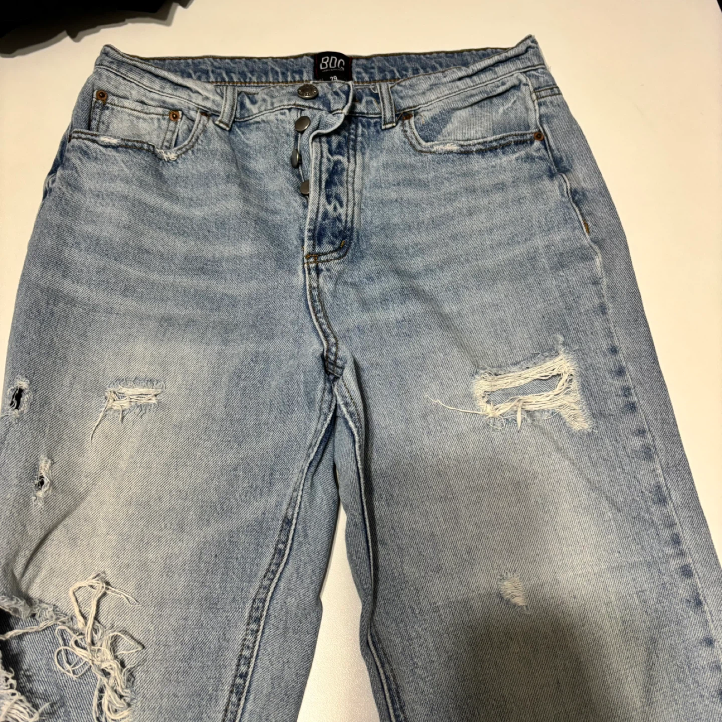 BDG Urban Outfitters Distressed Light Wash Jeans - Size 29