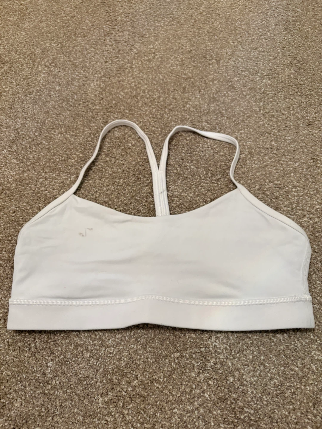 Lululemon White Align Sports Bra Size 8 - photo 2