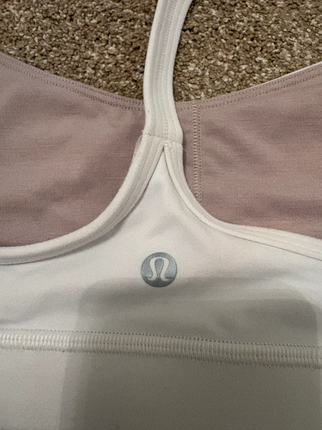 Lululemon White Align Sports Bra Size 8 - photo 3