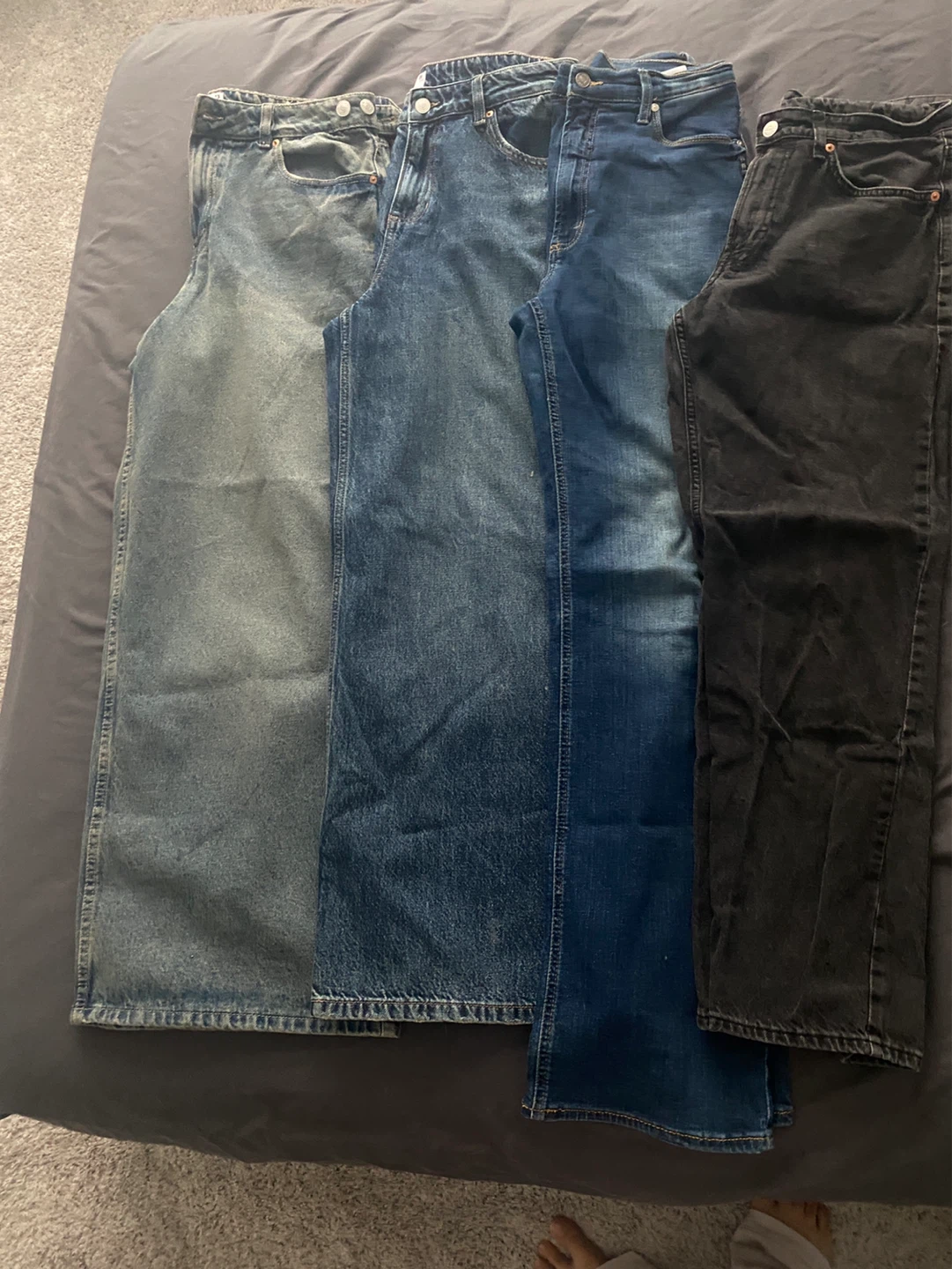 Four Pairs of Denim Jeans