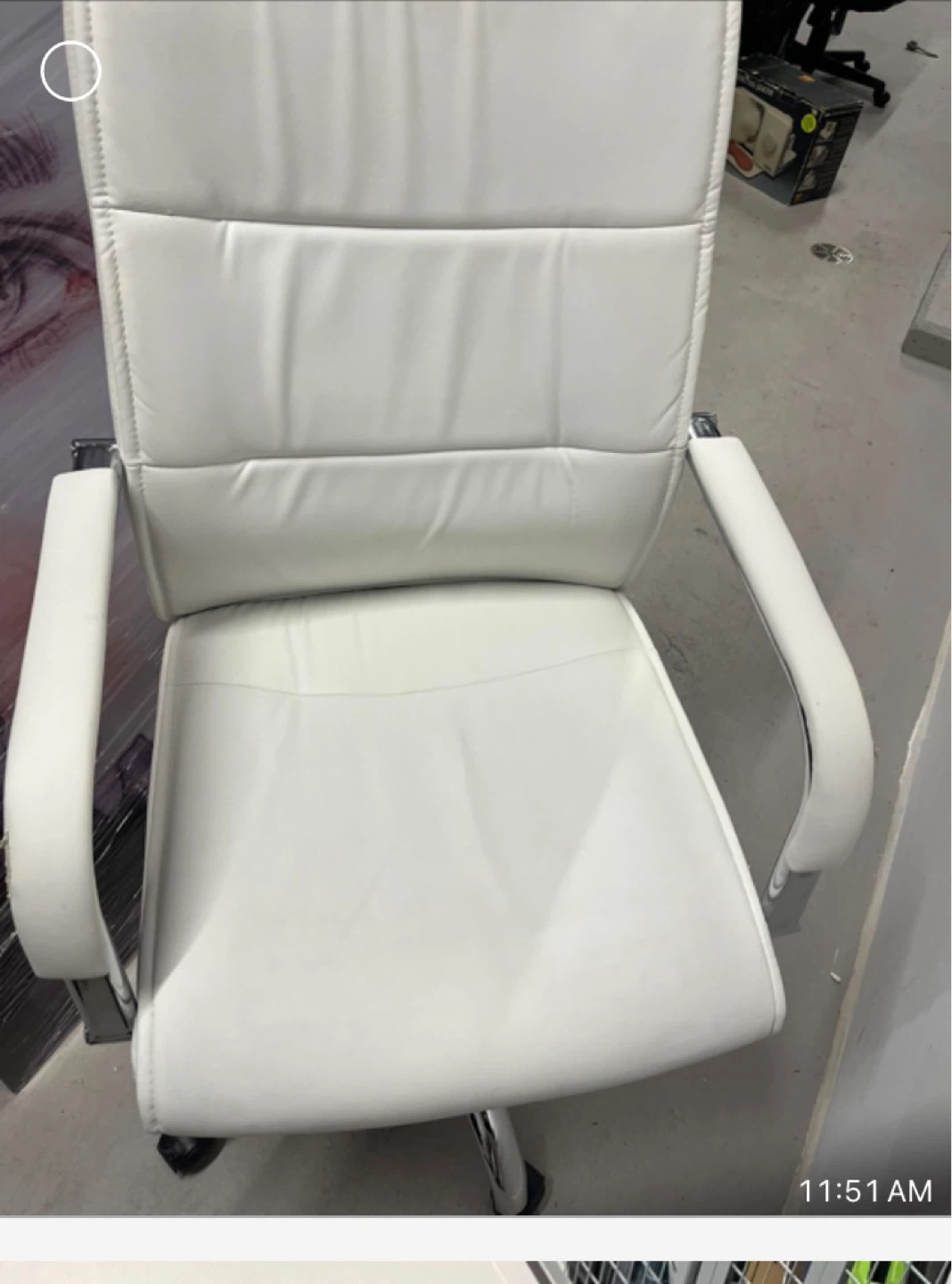 White Executive Office Chair - photo 2