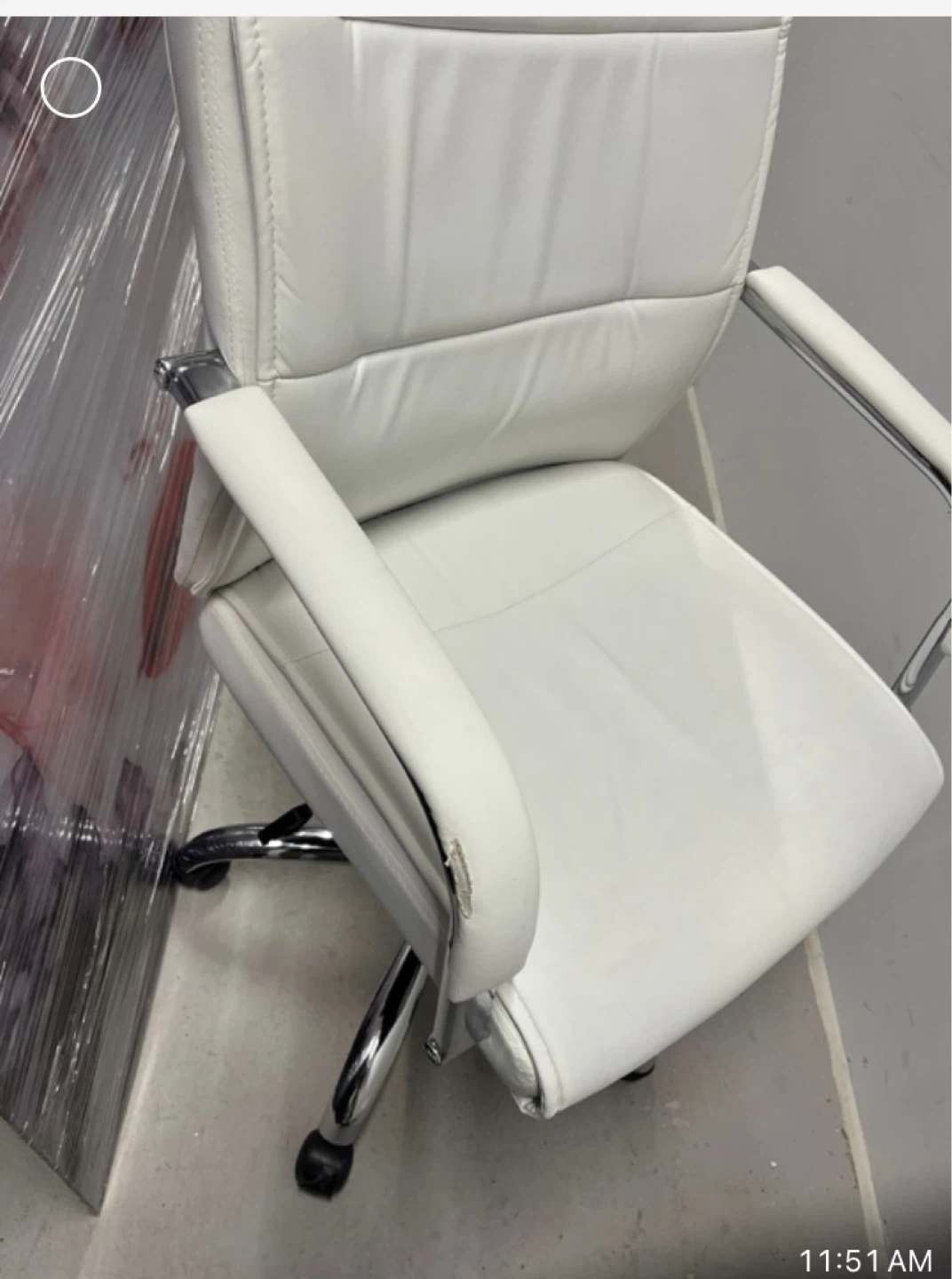 White Executive Office Chair - photo 4