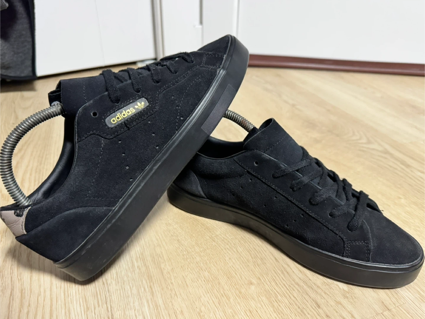 Adidas Sleek Suede Sneakers - Black - photo 2