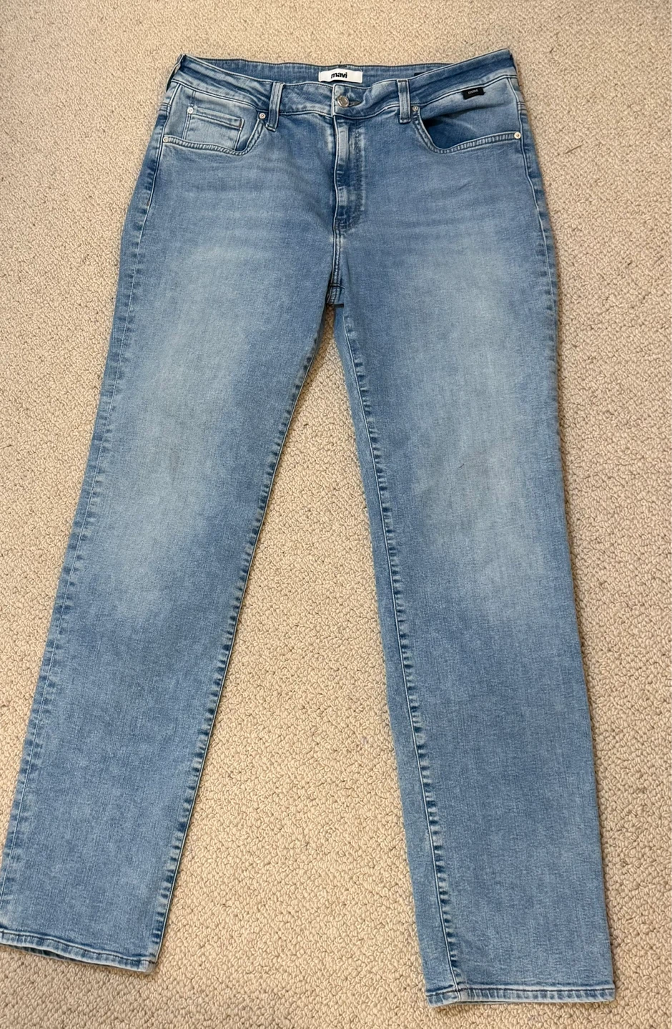 Mavi Light Wash Denim Jeans