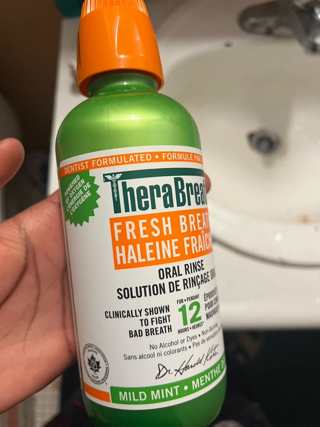 TheraBreath Fresh Breath Oral Rinse - Mild Mint - photo 4