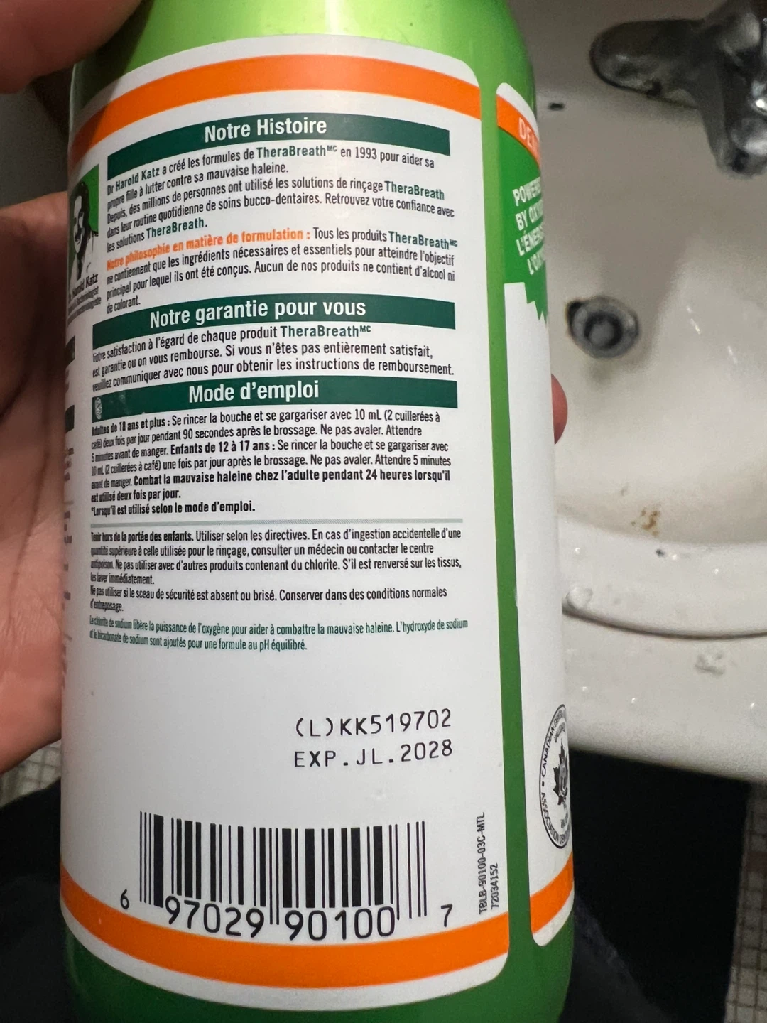 TheraBreath Fresh Breath Oral Rinse - Mild Mint - photo 5