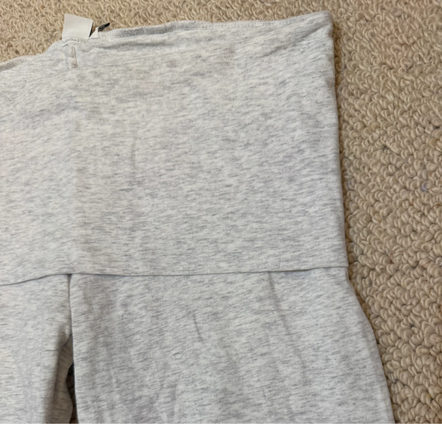 Harlow Low Grey Fold-Over Waist Lounge Pants M/M - photo 2