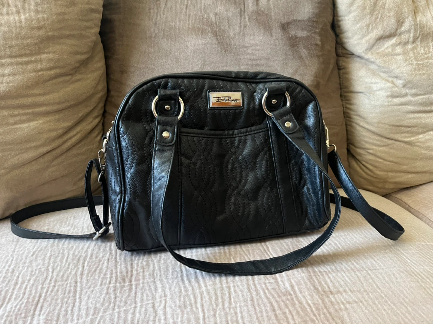 Bella Russo Faux Leather Satchel Handbag