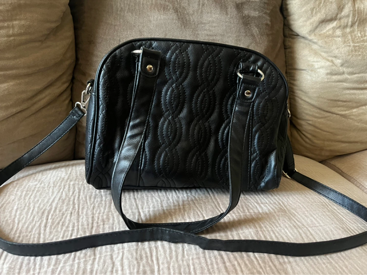 Bella Russo Faux Leather Satchel Handbag - photo 4