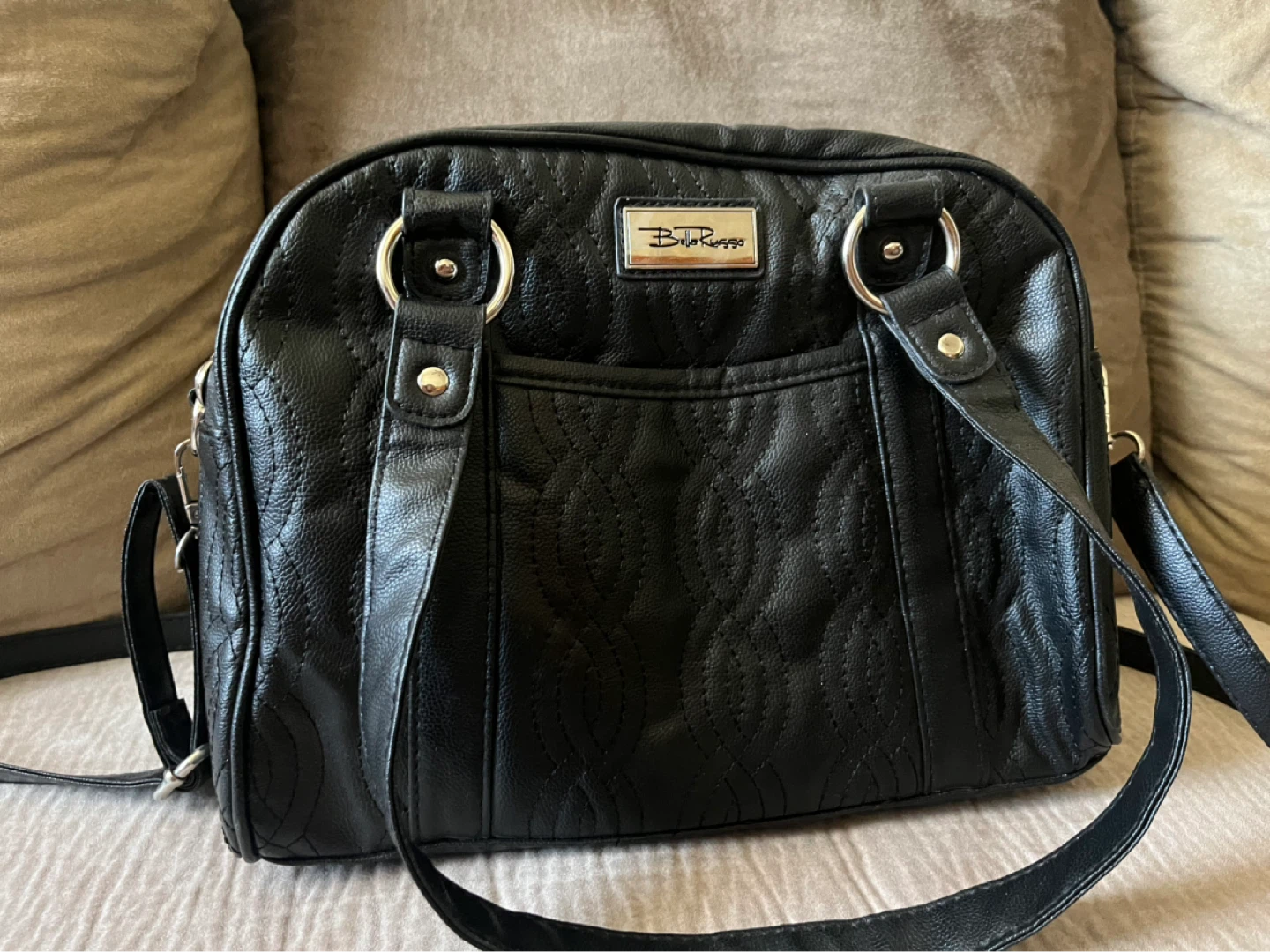 Bella Russo Faux Leather Satchel Handbag - photo 2