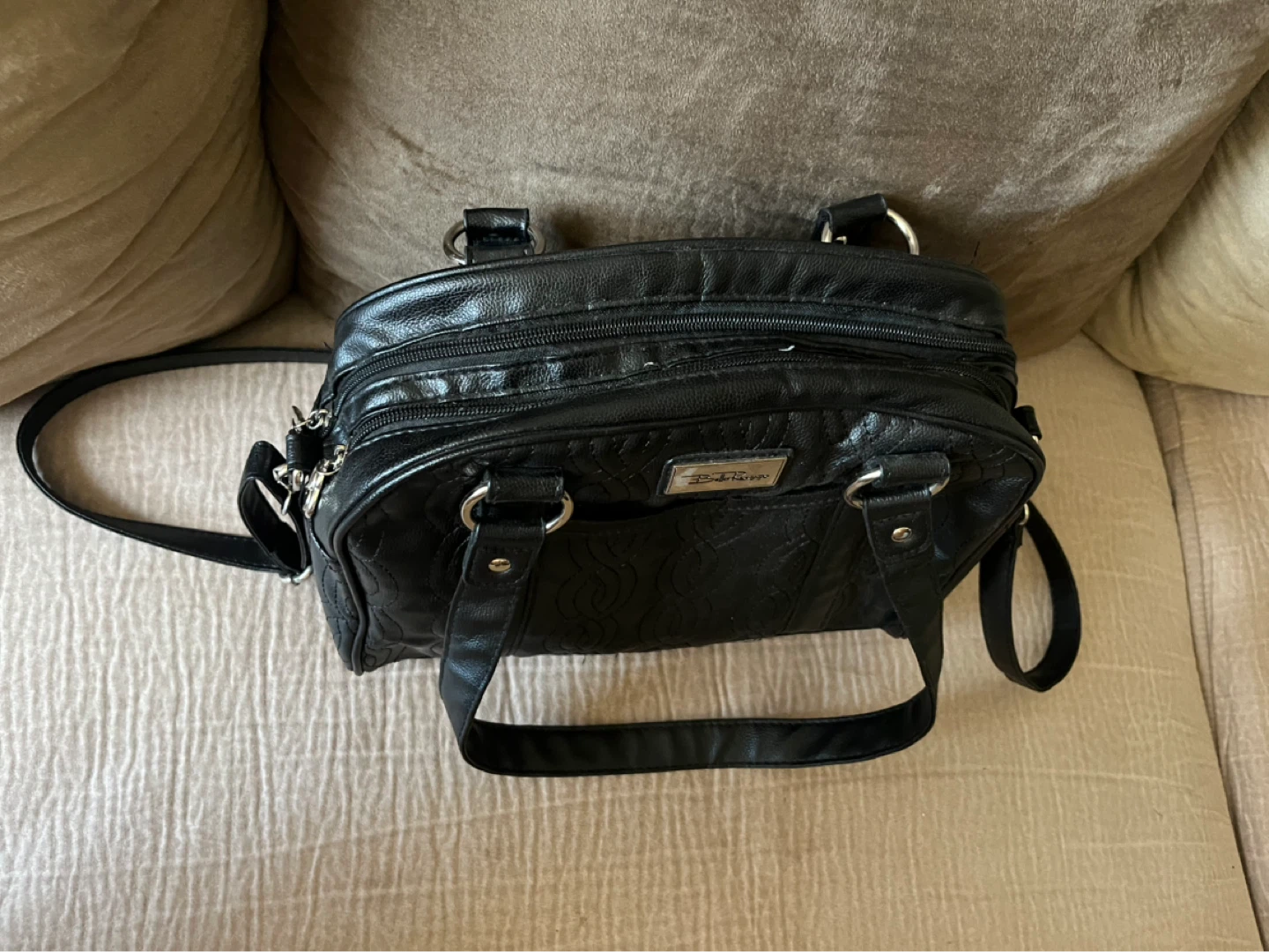 Bella Russo Faux Leather Satchel Handbag - photo 3